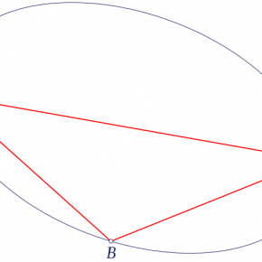 Vẽ elip ngoại tiếp tam giác bằng Tikz